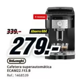DeLonghi - Cafetera Superautomatica Ecam22.113.b