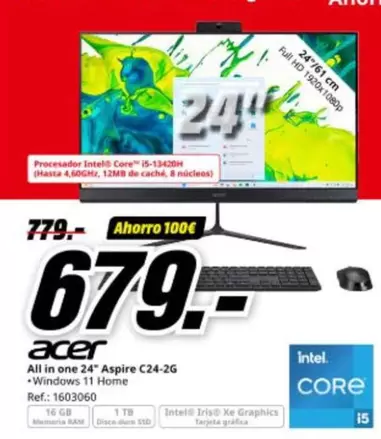 Acer - All In One 24' Aspire C24-2G