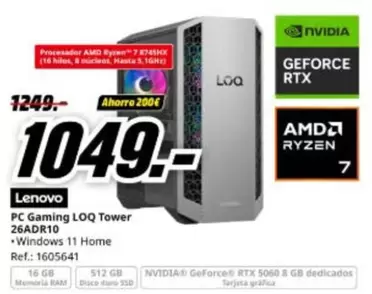 Lenovo - Pc Gaming LOQ Tower 26ADR10