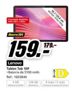 Lenovo - Tablet Tab 10p