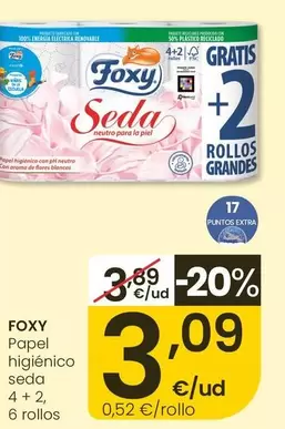 Foxy - Papel Higienico Seda