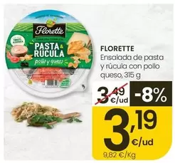 Florette - Ensalada De Pasta Y Rucola 