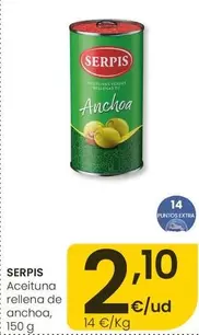 Serpis - Aceituna Rellena De Anchoa