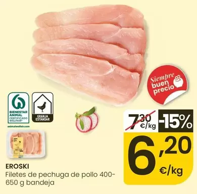 Eroski - Filetes De Pechuga De Pollo