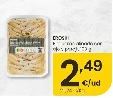Eroski - Boqueron Alinado Con Ajo Y Perejil