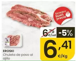 Eroski - Chuleta De Pavo Al Ajillo