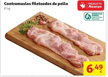 Contramuslos Fileteados De Pollo