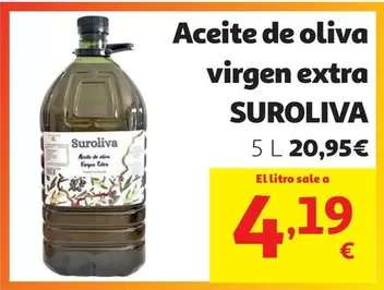 Suroliva - Aceite De Oliva Virgen Extra