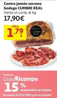 Cumbre Real - Centro Jamón Serrano Bodega