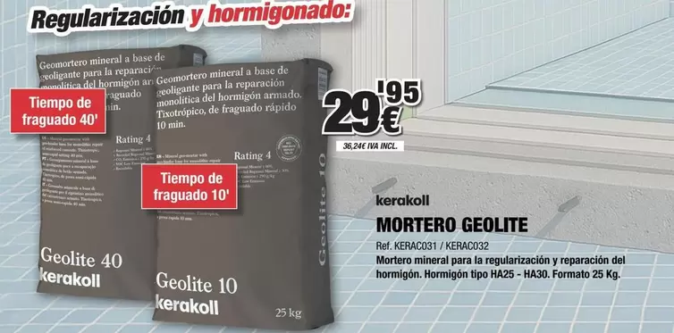 Kerakoll - Mortero Geolite
