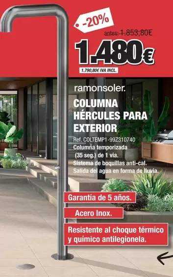 Ramonsoler - Columna Hércules Para Exterior