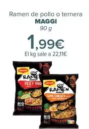 Maggi - Ramen De Pollo O Ternera 