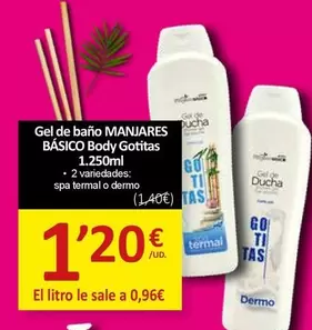 Manjares - Gel De Bano