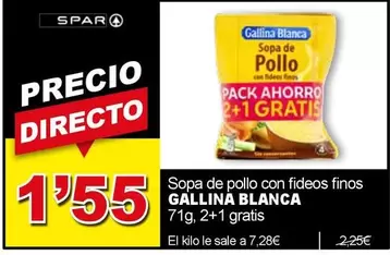Gallina Blanca - Sopa De Pollo Con Fideos Finos