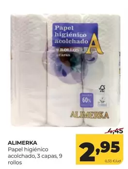 Alimerka - Papel Higiénico Acolchado