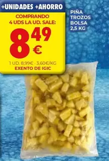 Pina Trozos Bolsa