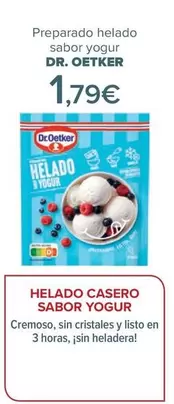 Dr Oetker - Preparado Helado Sabor Yogur