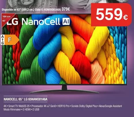 LG - Nanocell 65" Lg 65nan093naga