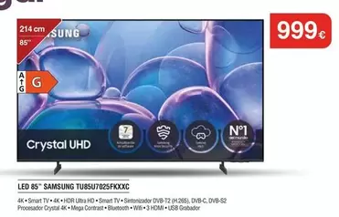 Samsung - Led 85" Tu85u7025fkxxc