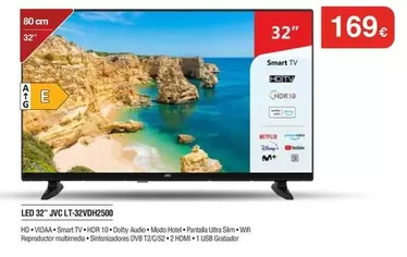 JVC - Led 32" 32"d1250