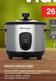 Orbegozo - Arrocera CO3025