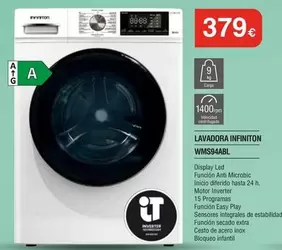 infiniton - Lavadora Wms94abl