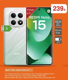 Xiaomi - Smartphone Redmi Note 15