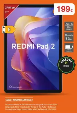 Xiaomi - Tablet Redmi Pad 2