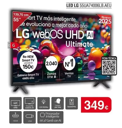 LG - Led 55ua74006lb.aeu