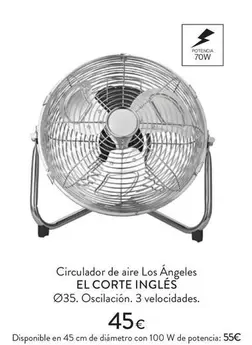 El Corte Inglés - Circulador De Aire Los Ángeles