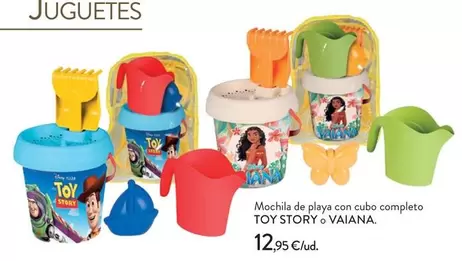 Toy Story - Mochila De Playa Con Cubo Completo