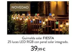 Fiesta - Guirnalda Solar