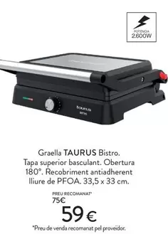 Taurus - Tapa Superior Basculant