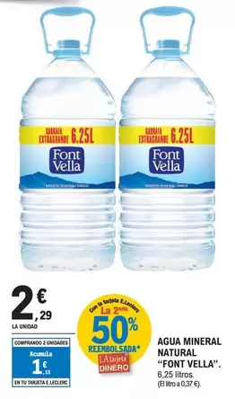 Font Vella - Agua Mineral Natural