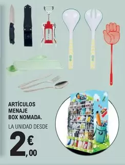 Articulos Menaje Box Nomada