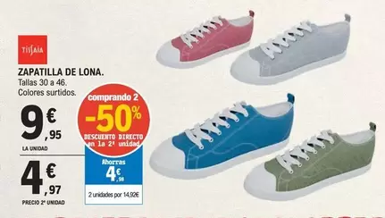 Tissaia - Zapatilla De Lona