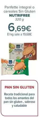 Nutrifree - Panfette Integral O Cereales Sin Gluten 