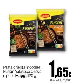 Maggi - Pasta Oriental Noodles Fusian Yakisoba Classic 