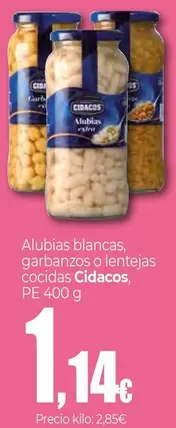 Cidacos - Alubias Blancas Garbanzos
