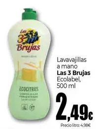 Las 3 Brujas - Lavavajillas A Mano Ecolabel