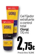 Giorgi - Gel Fijador Extrafuerte