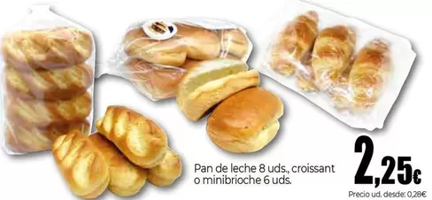 Pan De Leche 8 Uds Croissant 
