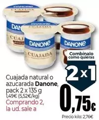 Danone - Cuajada Natural O Azucarada