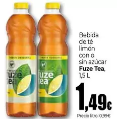 Fuze Tea - Bebida De Te Limon Con O Sin Azucar