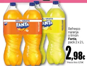 Fanta - Refresco Naranja O Limon