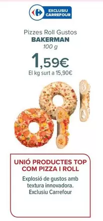 Bakerman - Pizzas Roll Sabores
