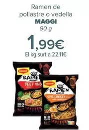Maggi - Ramen De Pollo O Ternera 