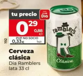Dia - Ramblers Cerveza Clasica