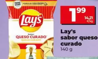 Lay's -  Sabor Queso Curado