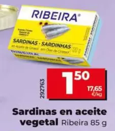 ribeira - Sardinas En Aceite Vegetal